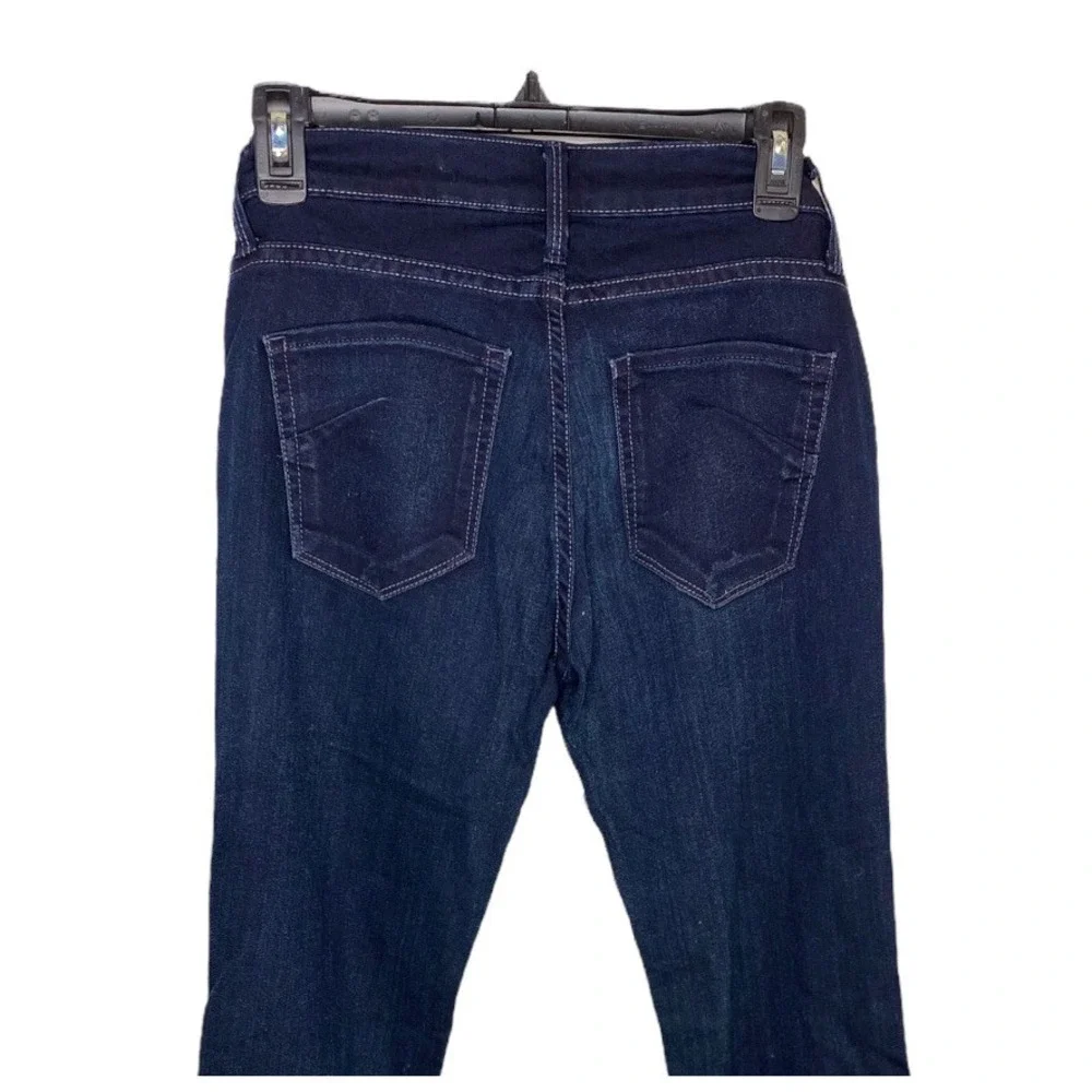 James Jeans 28 28x32 Reboot‎ Petite Bootcut Denim Dark Stretch dark Blue Women's